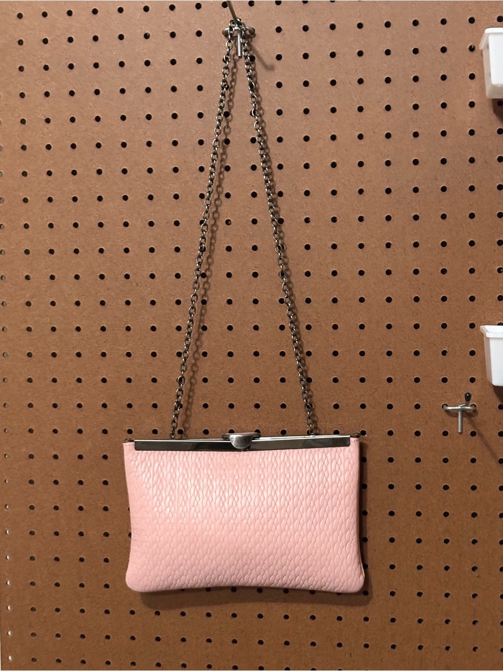 Patricia Nash Women's Pink Twisted Woven Collection Asher Frame Clutch